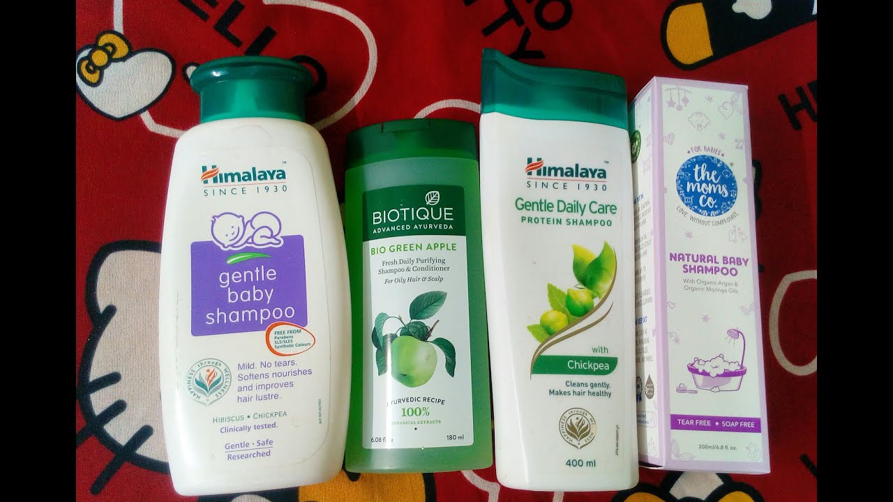 Top 4 paraben & chemical free shampoo in India sulphate free shampoo