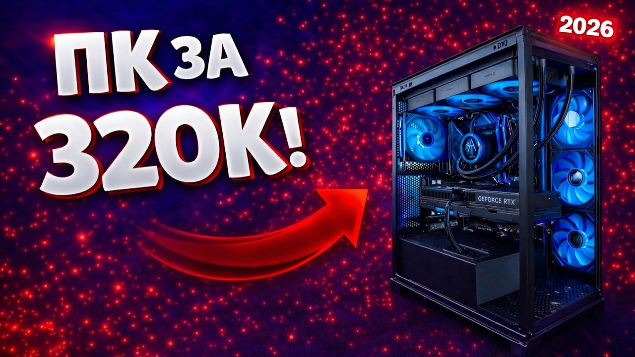 Монстр за 320к в 2026г! Ryzen 7 9800x3d+rtx 5080! Оцениваем сборки ! Сборка пк стрим! Технострим!