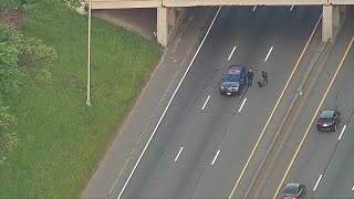 Shooting along I-94 on Detroit's east side leaves 1 injured, freeway shut down