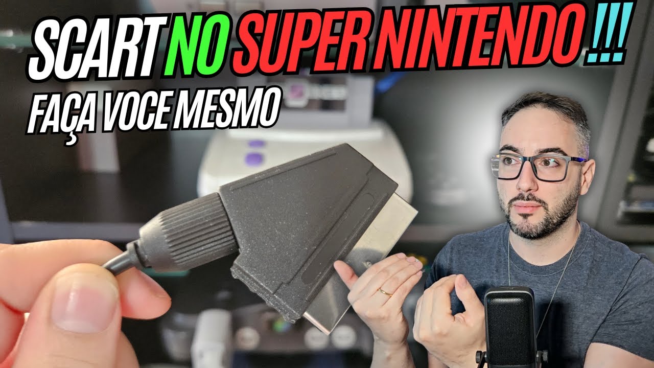Como Fazer Seu Próprio Cabo SCART Blindado do SUPER NINTENDO – Guia Completo!