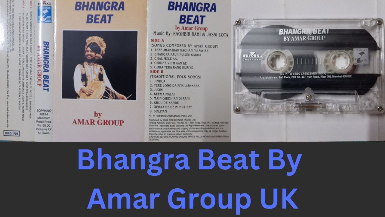 Old UK Bhangra Album Bhangra Beat By Amar Group Old UK Bhangra Band BMG Crescendo  SOPRANO 40214