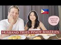 Husband Tries Pinoy Bakeries | Camille Co