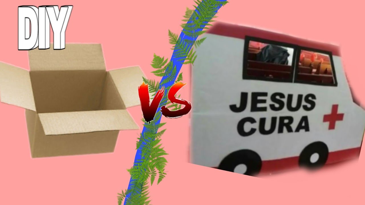 Como fazer ambulância-artesanato!🚑