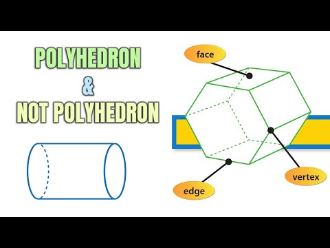 Polyhedron and Not Polyhedrons meaning shape example type classification definition