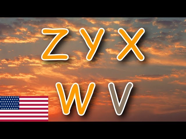 Learn the Alphabet Backwards - Easy ZYX Sing-along Song - USA