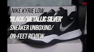 Athlete Statistics Kyrie Low 'Black/Metallic Silver' | Solepost Unboxings