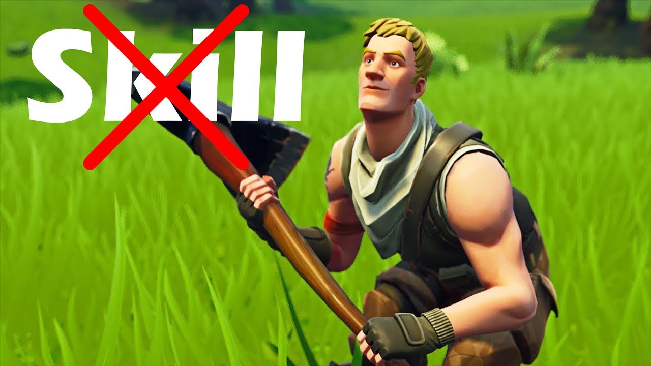 HOW TO WIN A FORTNITE SOLO GAME WITH NO SKILL - YouTube