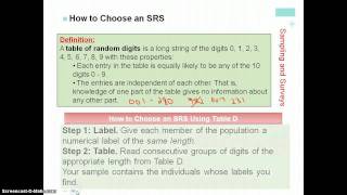 4.1 Samples and Surveys