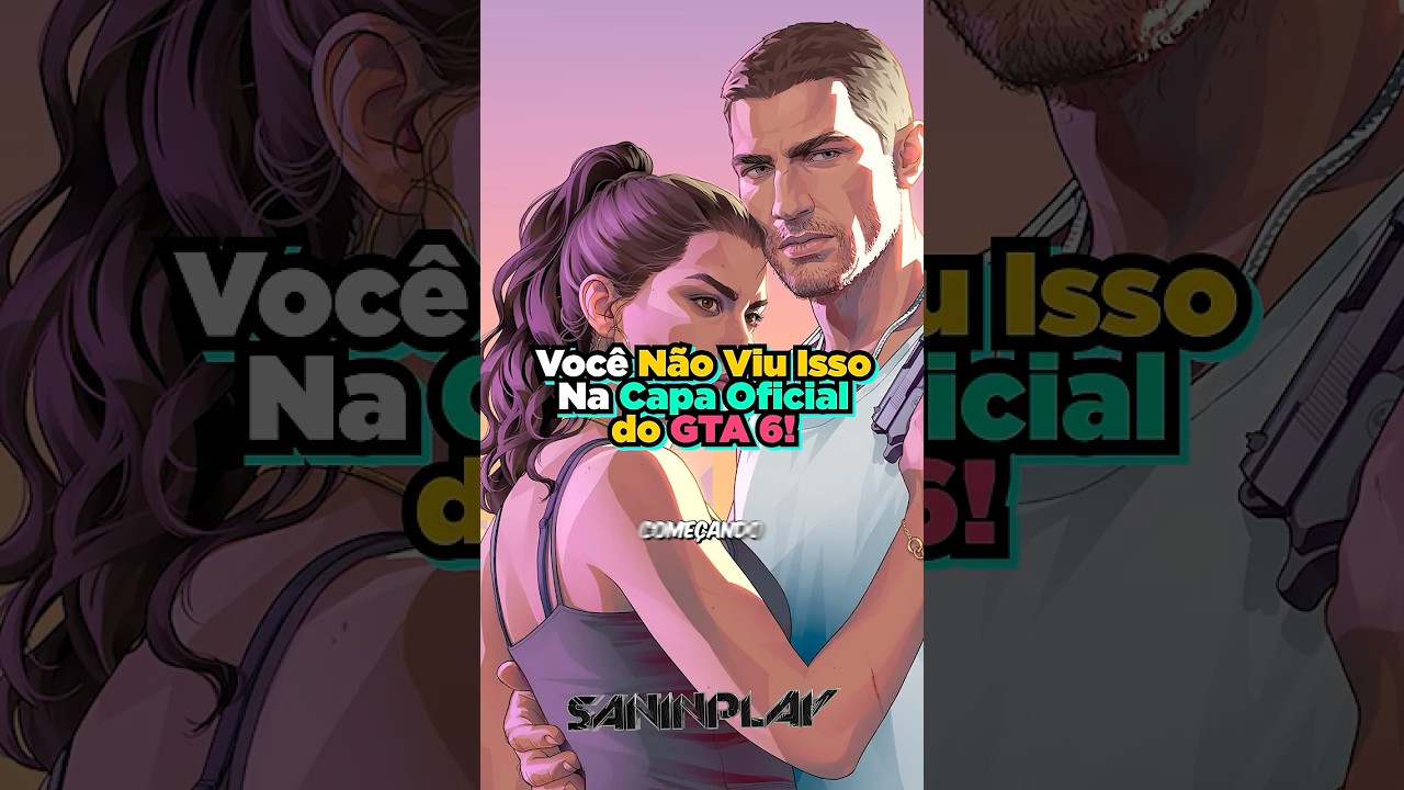 GTA 6: REFERÊNCIA ao BRASIL! 🇧🇷 Análise COMPLETA da CAPA OFICIAL! (Veja) #gta6