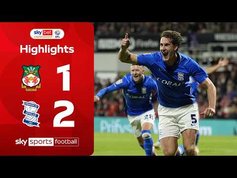 Neumann at the double as Blues win! | Wrexham 1\u002D2 Birmingham | EFL Highlights
