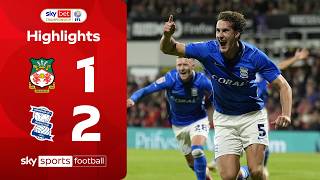 Neumann at the double as Blues win! | Wrexham 1-2 Birmingham | EFL Highlights
