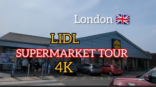 LIDL SUPERMARKET TOUR [4K]/COME SHOP 🛒 WITH ME/LIDL UK@Exploreviamyeyes