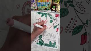 🤍✝️God is Love Bible Verse Coloring Book #godislove#bibleverses