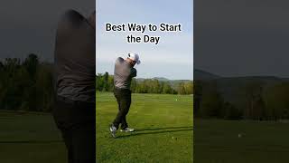 Great Way to Start the Day #golf #randygibsongolf #golfswing