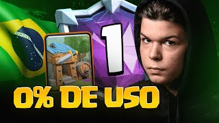 SOU TOP 1 BR USANDO A PIOR CARTA DO JOGO NO CLASH ROYALE