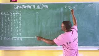 How to calculation Cronbach alpha:: interpretation