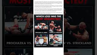 WHICH LOSS WAS THE MOST UNEXPECTED?