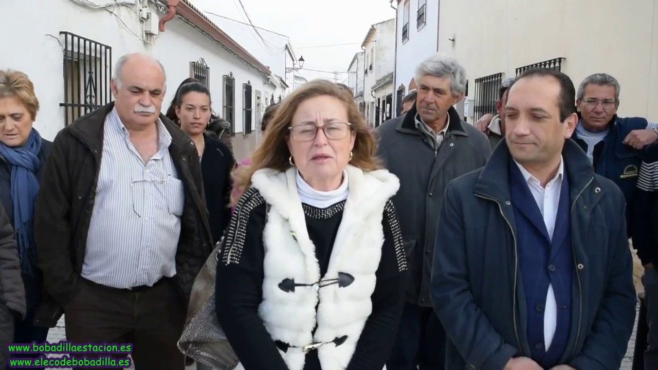 Bobadilla Estacion, Inauguracion y Termino de obras de Calle Malaga Bda Ortiz Recio 16 12 2016