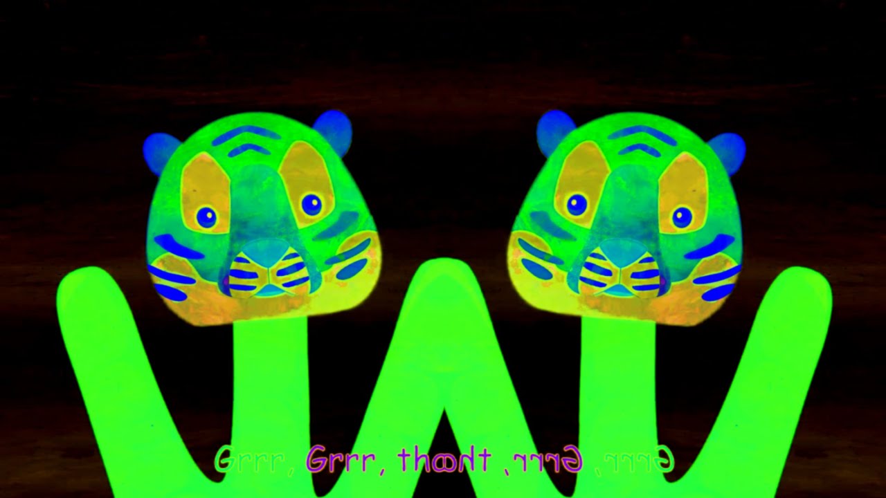Grrr Grrr!!Thats What Tiger Say_Tiger Finger Version Effects