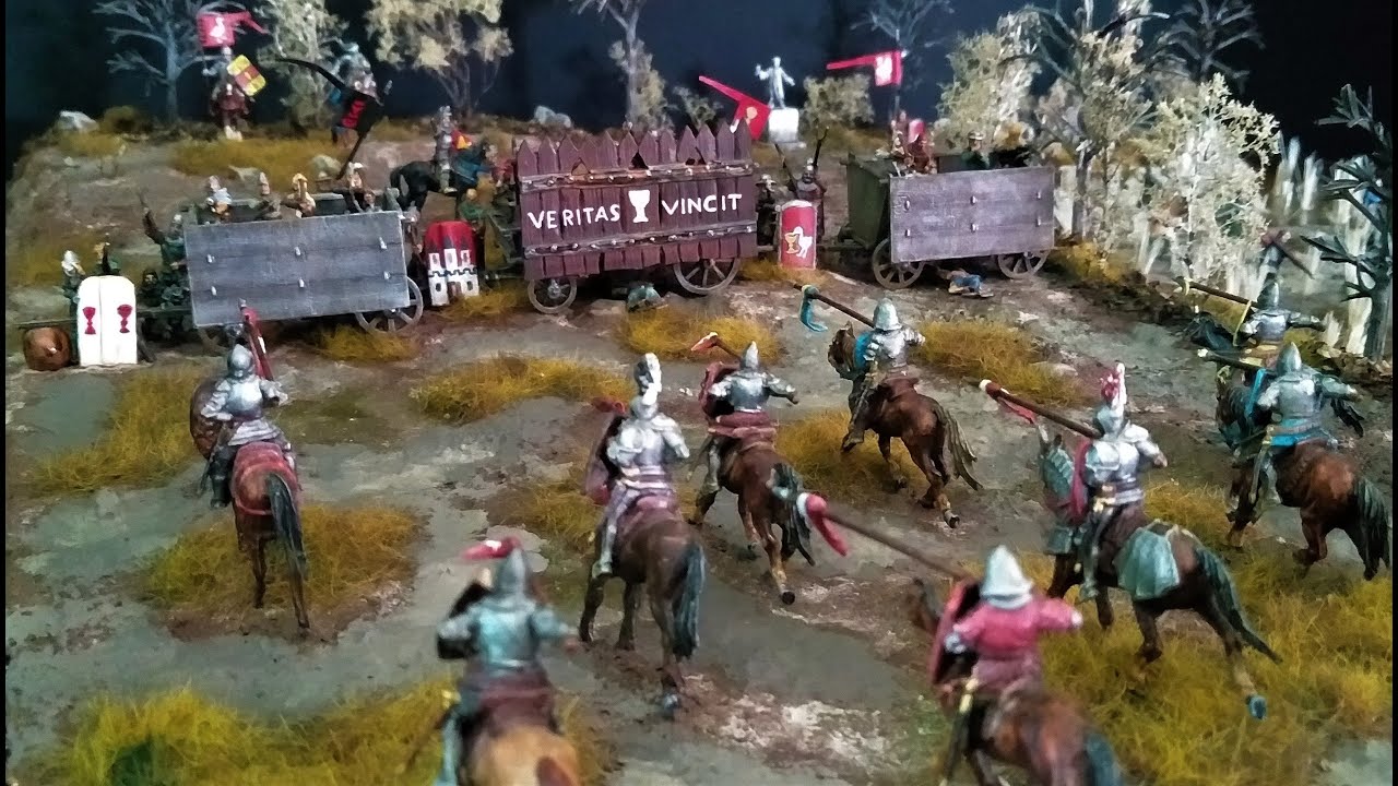 The battle of Sudomer - a Czech and Hussite history diorama