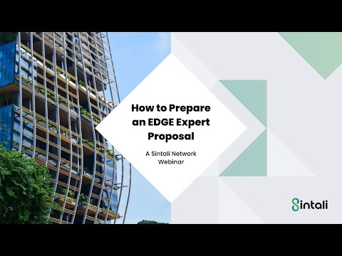 How to Prepare an EDGE Expert Proposal - video from Sintali