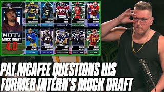 Pat McAfee Has Some Questions Over His Former Intern's Mock Draft 4.0