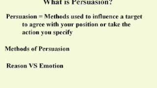 ENG 352 Technical Writing - 28 Persuasion