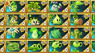 Tournament Every GREEN Plants - Who Will Win? - PvZ 2 Plant vs Plant Battlez