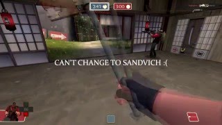Heavy Sandvich Glitch! TF2 2016