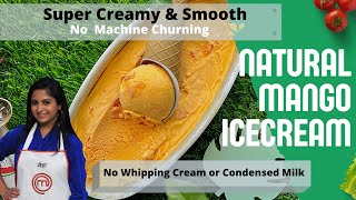 Natural Mango Ice Cream - NO Whipping Cream or Condensed Milk. No Churning / Machine Required. screenshot 4