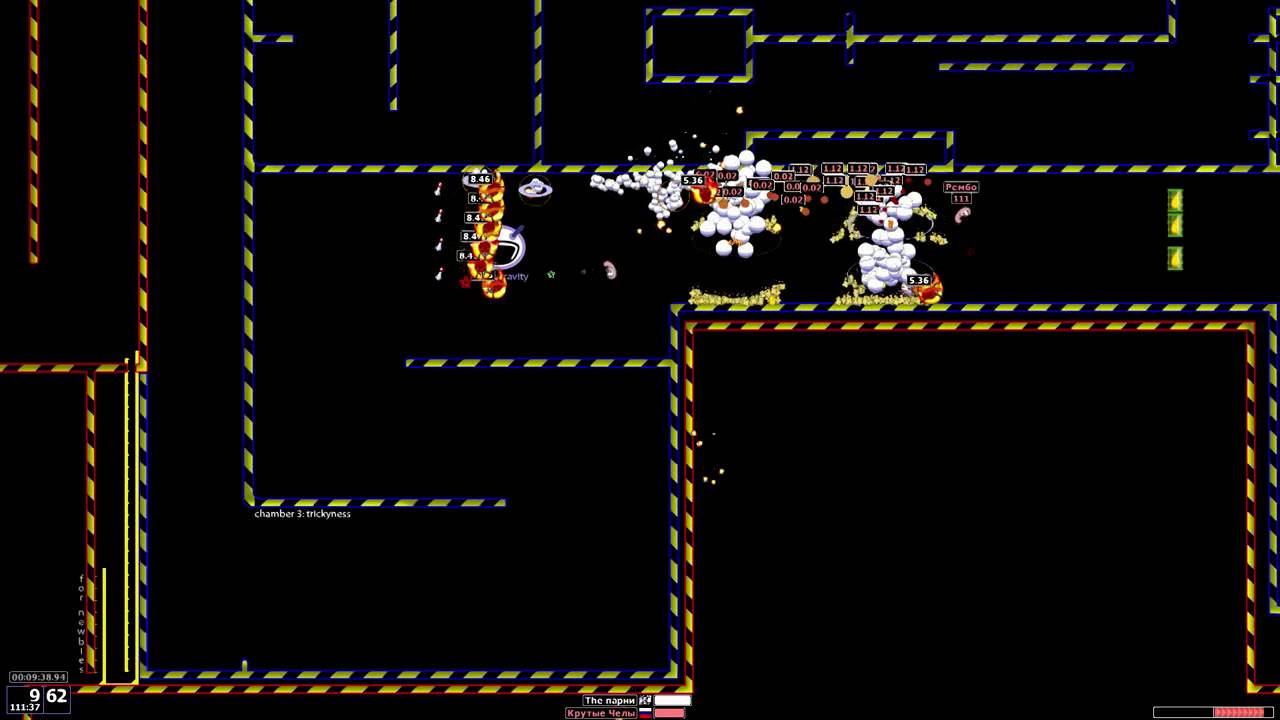 Видеофрагмент из игры Worms Armageddon. Схема PX Rope Race