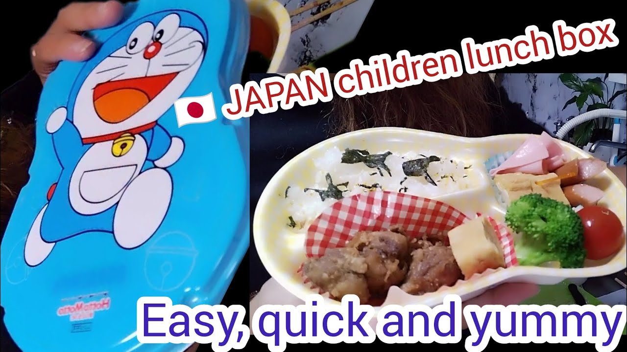 🇯🇵 Japan children lunch box, easy quick yummy lunch box,make your child