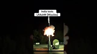 India Tests Hypersonic Anti Ship Missiles 🚀(LRAshM) #shorts #youtubeshorts #defenseupdates