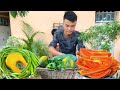 Chef ny cook Cambodia soup (Mixed vegetable soup) and eating for lunch- Cooking with chef Ny.