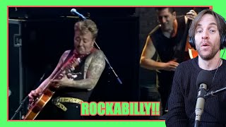 Stray Cats - Rock this town LIVE /// 1ST TIME REACTION