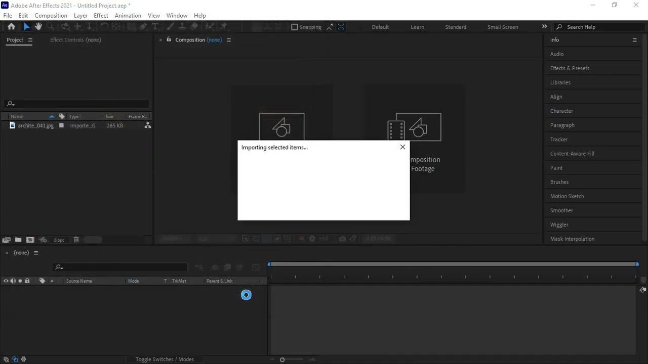Introduction to After Effects | Understanding the Workspace 