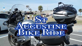 St Augustine Florida motorcycle Trip 2up | pt 1 Visiting Castillo de san marcos