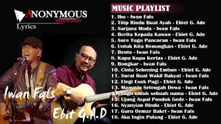 18 LAGU LAGEND & MAESTRO   IWAN FALS   EBIT G  A  D   PALING POPULER 2