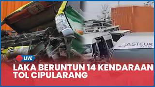 Kronologi Kecelakaan Beruntun 14 Kendaraan di Tol Cipularang, Truk Trailer Diduga Rem Blong