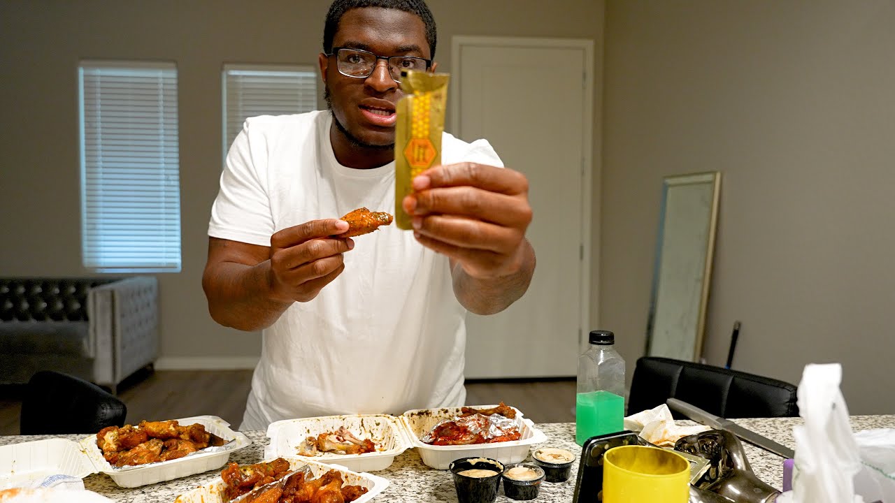 WENT TO ACE OF WINGZ FOR THE FIRST TIME IN ARIZONA | MUKBANG | TRY USING ROYAL HONEY 😳 😳