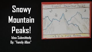 How to Draw "Snowy Mountain Peaks" - Savage Beasts: The Card Game screenshot 1