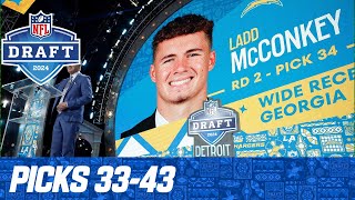 Picks 33-43: 4 DBs in a Row! | 2024 NFL Draft by NFL 153,901 views 1 day ago 36 minutes