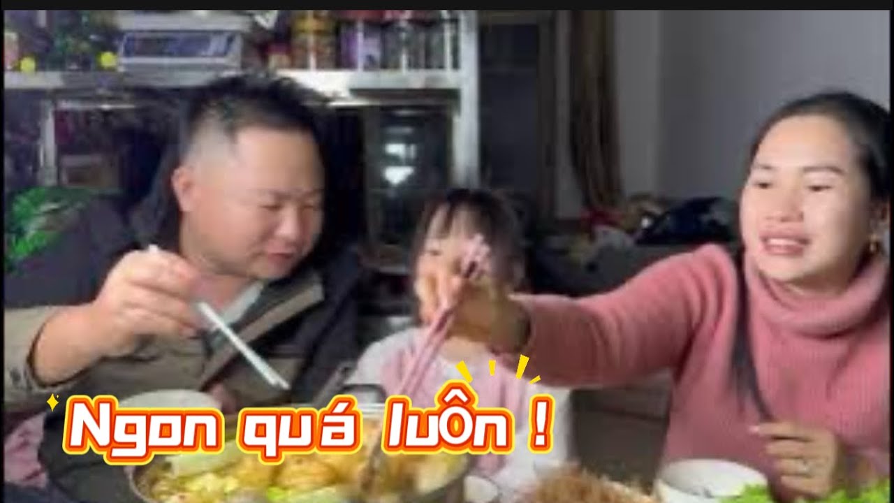 Vương Lan phát minh món mới LẨU GÀ CHANH LEO TRỔ TÀI ĐÃI CHỒNG_vừa ăn vừa khen NỊNH VỢ 