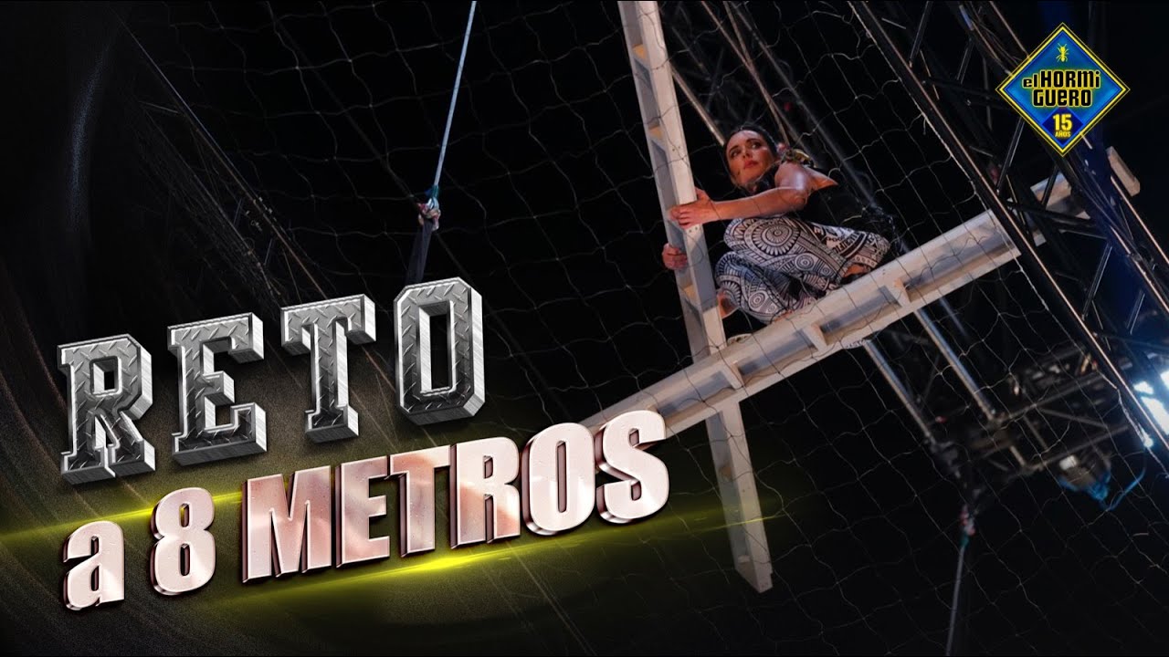 Pilar Rubio vence al vértigo, al miedo y al viento en este reto - El Hormiguero