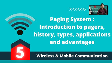 Paging System : Introduction to pagers, history of pagers, types, applications and advantages