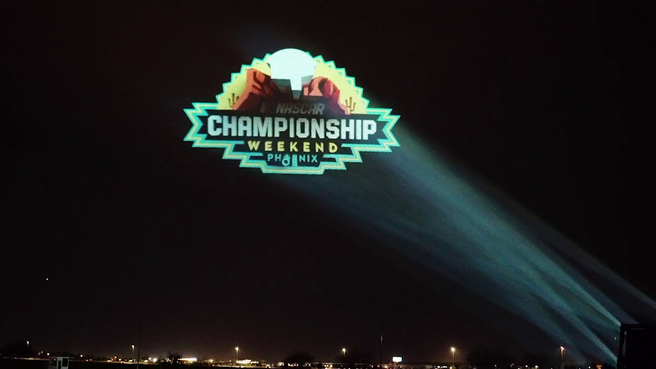 NASCAR Hologram Sky Projection