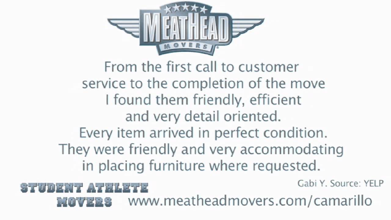 MeatHead Movers - REVIEWS - Camarillo, CA Movers Reviews