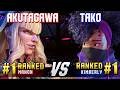 SF6 ▰ AKUTAGAWA (#1 Ranked Manon) vs TAKO (#1 Ranked Kimberly) ▰ High Level Gameplay