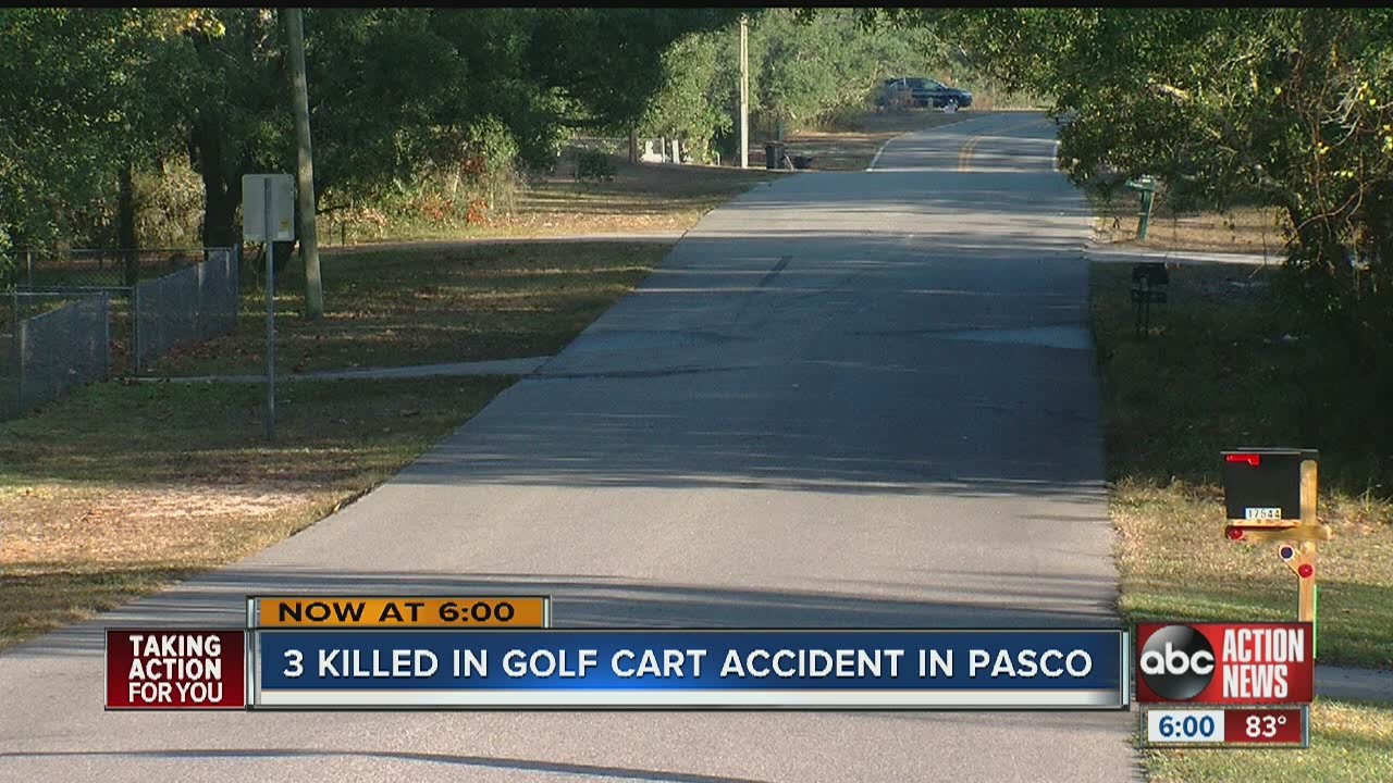 3 killed in golf cart accident in Pasco - YouTube