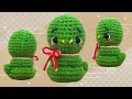 【かぎ針編み】へびのあみぐるみの編み方／【Crochet】Snake Amigurumi🐍／干支 お正月飾り